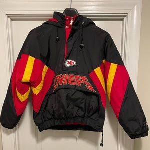 Kansas City Chiefs half-zip pullover original 1990’s Starter jacket